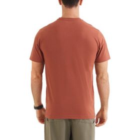 Columbia CS0282-229 Csc Basic Slogo Brushed Kahverengi Kısa Kollu Outdoor Erkek T-shirt