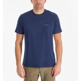 Columbia CS0282 9110151 Csc M Basic Sm Logo Brushed Koyu Lacivert Erkek T-shirt