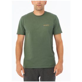 Columbia CS0282 CSC M BASIC SM LOGO BRUSHED O Yaka Düz Yeşil Erkek T-shirt