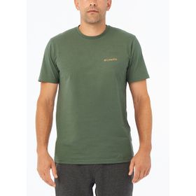 Columbia CS0282 CSC M BASIC SM LOGO BRUSHED O Yaka Düz Yeşil Erkek T-shirt