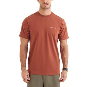 Columbia CS0282 CSC M Basic Sm Logo Brushed Ss Tee Kahverengi Erkek T-shirt