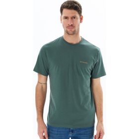 Columbia CS0282 Csc M Basic Sm Logo Brushed Ss Yeşil Erkek T-shirt