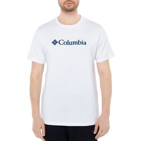Columbia CS0287-100 M Basic Erkek Beyaz Outdoor T-Shirt