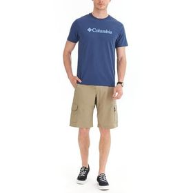 Columbia CS0287-480 Basic Big Logo Mavi Outdoor Erkek T-shirt