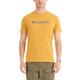 Columbia CS0287-718 Basic Big Logo Sarı Outdoor Erkek T-shirt