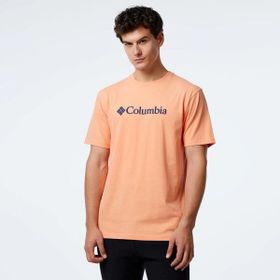 Columbia CS0287-882 Csc Basic Big Logo Brushed Turuncu Kısa Kollu Erkek T-shirt
