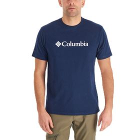 Columbia CS0287 9110141 Csc M Basic Big Logo Brushed Koyu Lacivert Erkek T-shirt