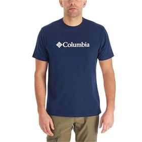 Columbia CS0287 9110141 Csc M Basic Big Logo Brushed Koyu Lacivert Erkek T-shirt