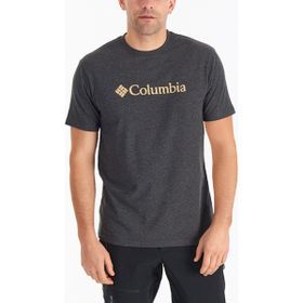 Columbia CS0287 Antrasit Melanj Csc M Basic Big Logo Brushed Ss Erkek T-Shirt