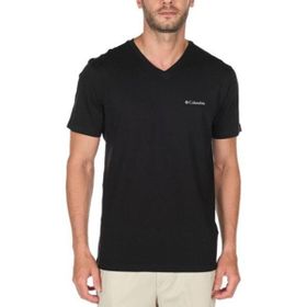 Columbia CS0288 Brushed V Neck Siyah Erkek T-shirt
