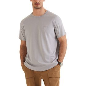 Columbia CS0303-039 Gri Csc Kısa Kollu Outdoor Erkek T-shirt