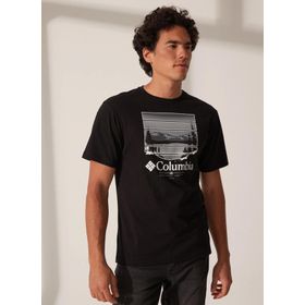 Columbia CS0304-010 Colorful Vista Erkek Siyah Outdoor T-Shirt