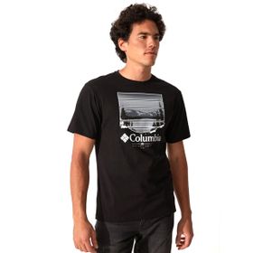 Columbia CS0304-010 Colorful Vista Erkek Siyah Outdoor T-Shirt