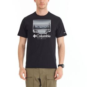 Columbia CS0304-010 Colorful Vista Erkek Siyah Outdoor T-Shirt