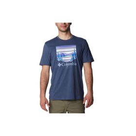 Columbia CS0304-480 CSC M Colorful Vista SS Tee Mavi Erkek T-Shirt