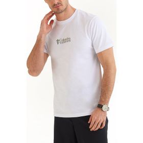 Columbia CS0309-100 Csc Ripples Mini Beyaz Kısa Kollu Erkek Outdoor T-shirt