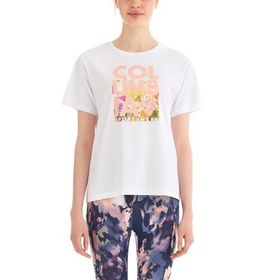 Columbia CS0315-100 Floral Blur Kadın Beyaz Outdoor T-Shirt