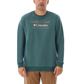 Columbia CS0329-353 Yeşil Nature And Back Crew Erkek Outdoor Sweatshirt