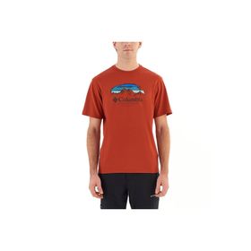 Columbia CS0336-636 Turuncu CSC Hikers Haven Erkek Kısa Kollu T-Shirt