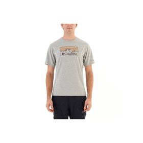 Columbia CS0340_044 Gri CSC Checkered Range Erkek Kısa Kollu T-Shirt