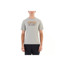 Columbia CS0340_044 Gri CSC Checkered Range Erkek Kısa Kollu T-Shirt