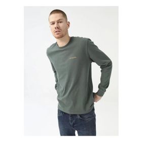 Columbia CS0354-353 Basic Sm Logo Ls Tee Yeşil Erkek T-shirt