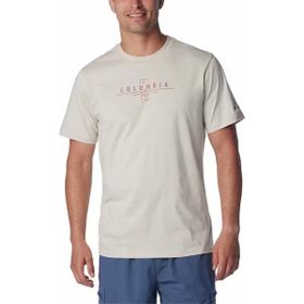 Columbia CS0357-278 Csc Nature Rules Ekru Comfort Kısa Kollu Erkek T-shirt