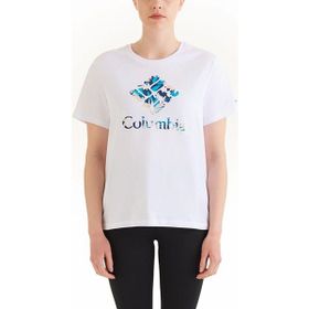 Columbia CS0367-100 Csc Gem Wisterian Beyaz Kısa Kollu Kadın T-shirt