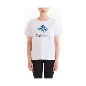 Columbia CS0367-100 Csc Gem Wisterian Beyaz Kısa Kollu Kadın T-shirt