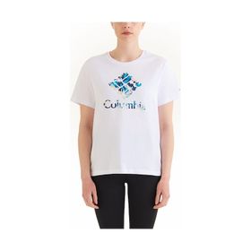 Columbia CS0367-100 Csc Gem Wisterian Beyaz Kısa Kollu Kadın T-shirt