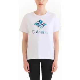 Columbia CS0367-100 Csc Gem Wisterian Beyaz Kısa Kollu Kadın T-shirt