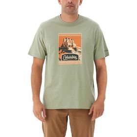 Columbia CS0389 Csc Arid Trails Yeşil Kısa Kollu Erkek T-shirt