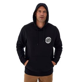 Columbia CS0391-010 Siyah Button Badge Hoodie Erkek Outdoor Sweatshirt