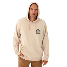 Columbia CS0391-278 Bej Button Badge Hoodie Erkek Outdoor Sweatshirt