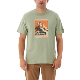 Columbia CSC Arid Trails Açık Yeşil Kısa Kollu Erkek T-shirt