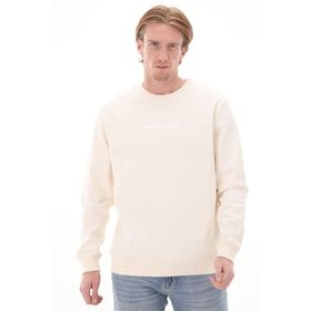 Columbia Csc Basic Bar Split Crew Krem Erkek Sweatshirt