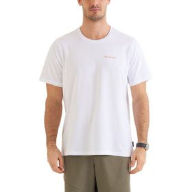 Columbia Csc Bearly Tribe Beyaz Comfort Kısa Kollu Erkek T-shirt
