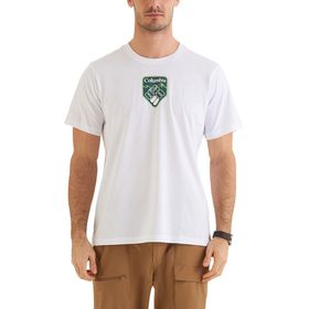 Columbia CSC Branded Badge Beyaz Kısa Kollu Erkek T-shirt