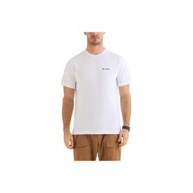 Columbia Csc Camp Icons Beyaz Kısa Kollu Erkek T-shirt