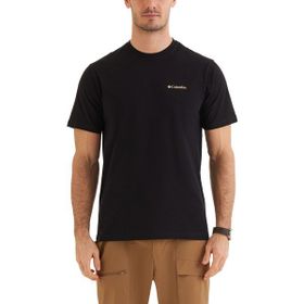 Columbia Csc Camp Icons Siyah Kısa Kollu Erkek T-shirt