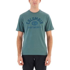 Columbia Csc College Life Yeşil Kısa Kollu Erkek T-shirt