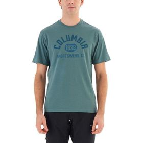 Columbia Csc College Life Yeşil Kısa Kollu Erkek T-shirt