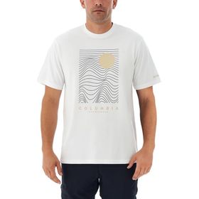 Columbia Csc Linear Drifts Beyaz Kısa Kollu Erkek T-shirt