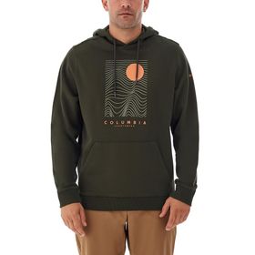 Columbia Csc Linear Drifts Koyu Yeşil Kapüşonlu Erkek Sweatshirt