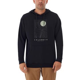 Columbia Csc Linear Drifts Siyah Kapüşonlu Erkek Sweatshirt