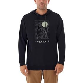 Columbia Csc Linear Drifts Siyah Kapüşonlu Erkek Sweatshirt