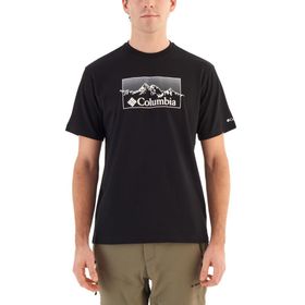 Columbia Csc Linear Range Siyah Kisa Kollu Erkek T-shirt