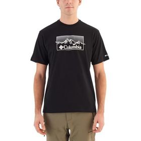 Columbia Csc Linear Range Siyah Kisa Kollu Erkek T-shirt