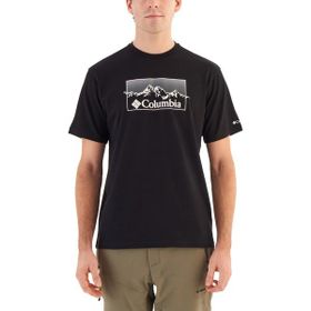 Columbia Csc Linear Range Siyah Kisa Kollu Erkek T-shirt