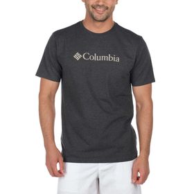 Columbia CSC M Basic Logo Brushed Erkek Gri Kısa Kollu T-Shirt